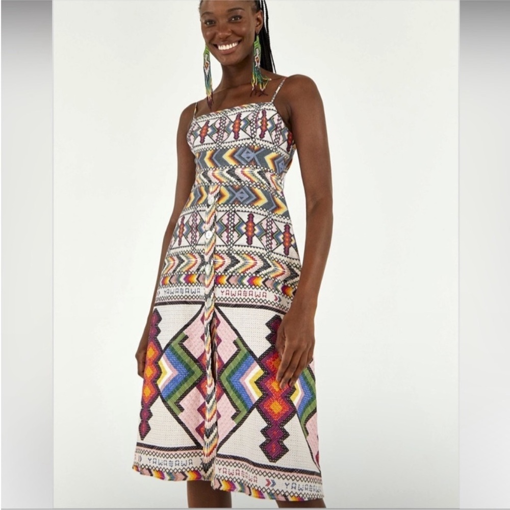 FARM RIO MIDI DRESS